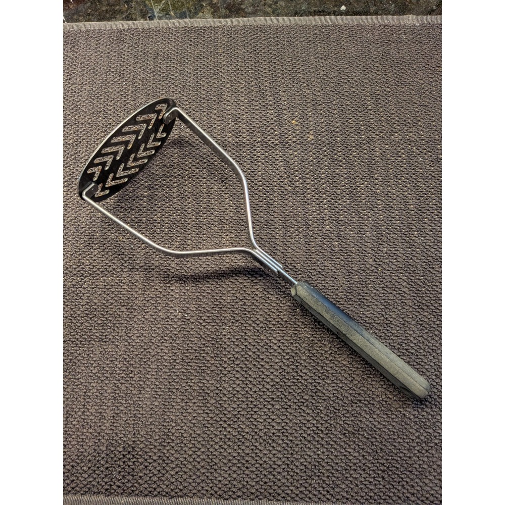 Vintage Ekco Forge Stainless Steel Potato Masher USA Made